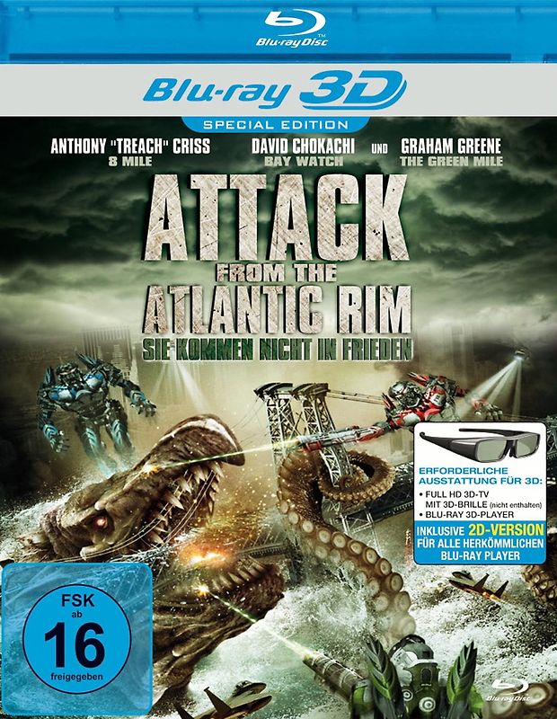 Attack from the Atlantic Rim (Blu-ray 3D) 3D Blu-ray Disc