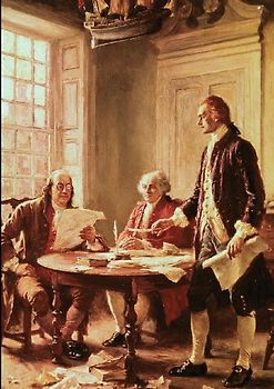 The Leviathan (1651), The Two Treatises of Government (1689), The Social Contract (1762), The Constitution of Pennsylvania (1776)