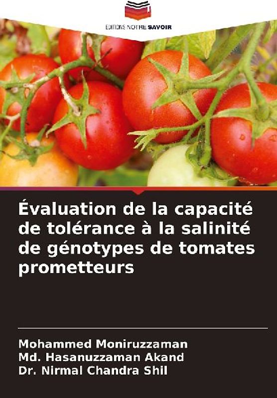 Évaluation de la capacité de tolérance à la salinité de génotypes de tomates prometteurs