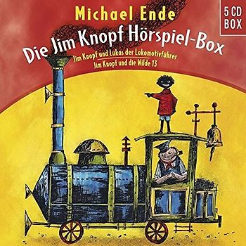 Die Jim Knopf Hörspiel-Box: Jim Knopf und Lukas der Lokomotivführer / Jim Knopf und die Wilde 13 - Michael Ende [5 CDs]