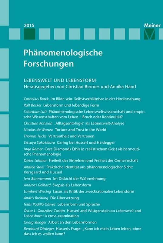 Lebenswelt und Lebensform