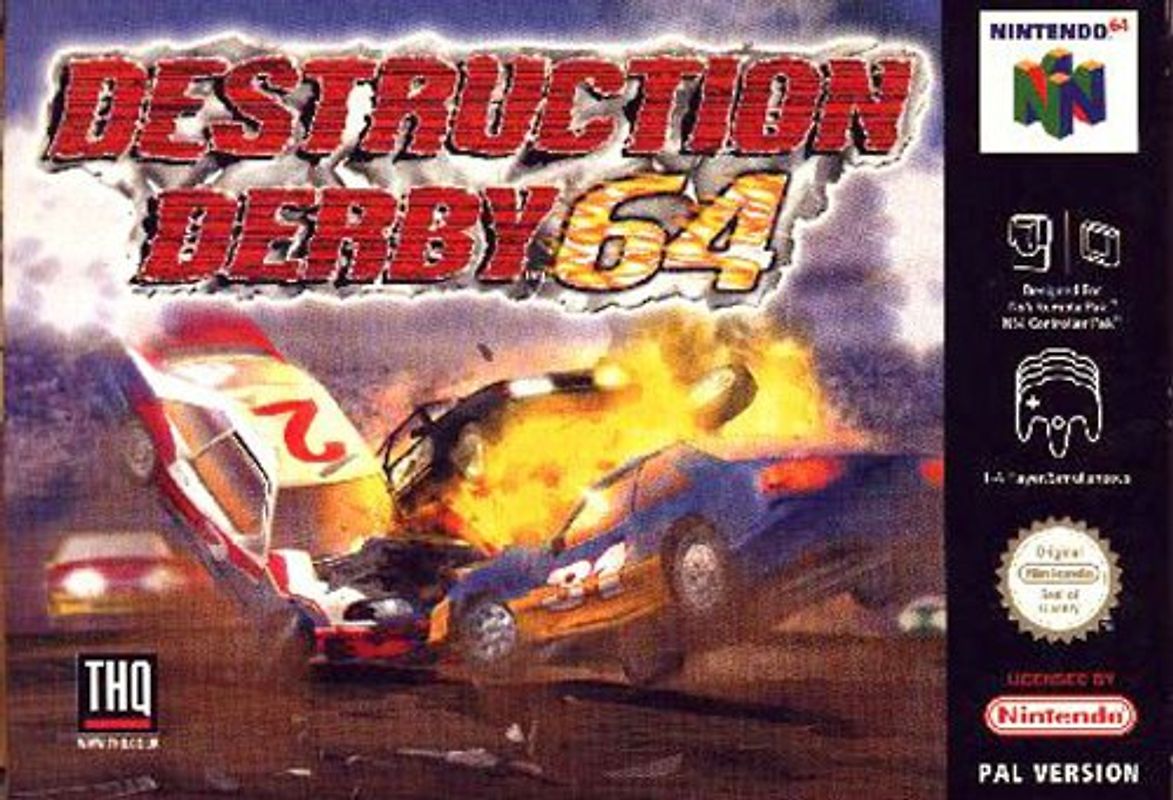 Destruction derby 64 - Nintendo 64 - PAL Nintendo 64