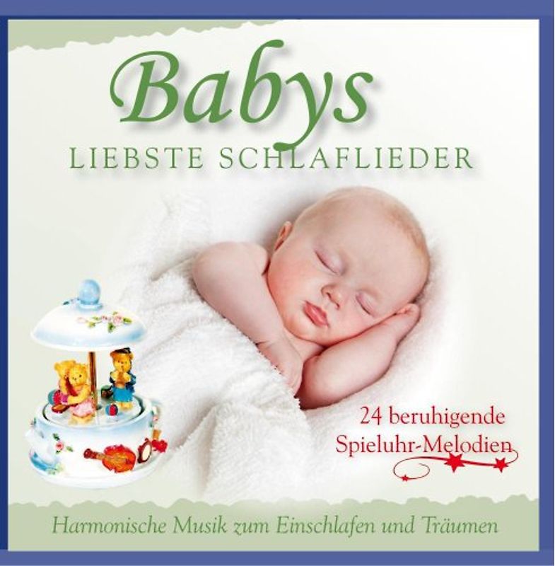 Babys Spieluhr - Babys liebste Schlaflieder - Harmonische Musik zum Einschlafen und Träumen - 24 beruhigende Spielhuhr Melodien - Entspannungsmusik für Babys