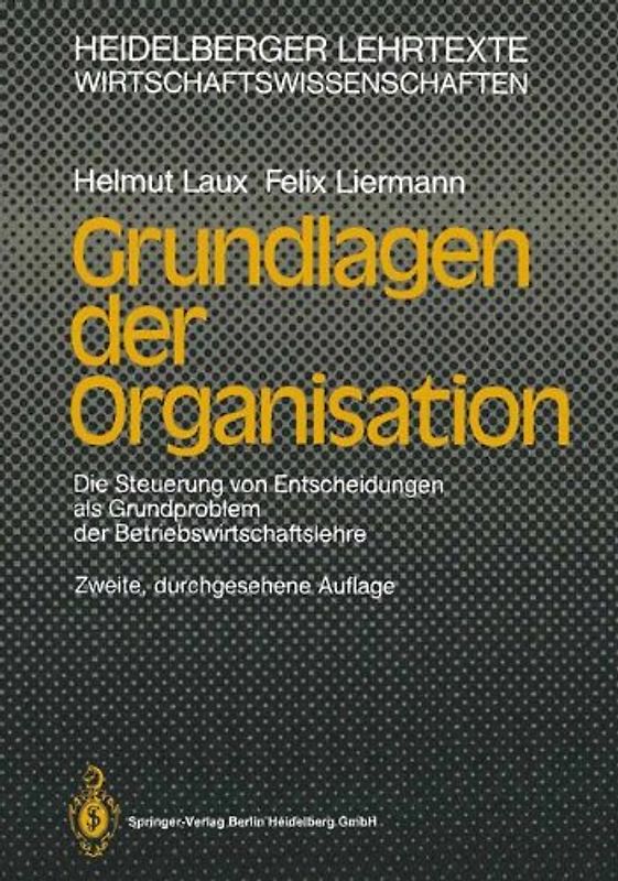 Grundlagen der Organisation