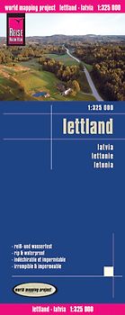 Reise Know-How Landkarte Lettland (1:325.000)