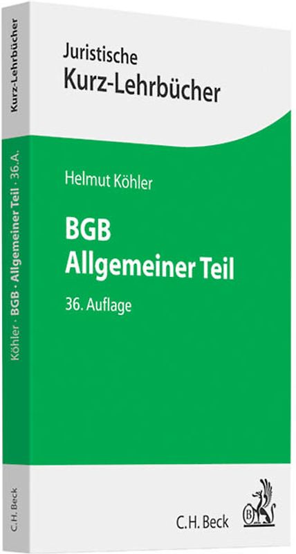 BGB Allgemeiner Teil