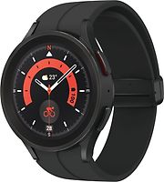 Samsung Galaxy Watch5 Pro 45 mm Boîtier en titane black titanium avec D-Buckle bracelet Sport M/L couleur graphite [Wi-Fi]