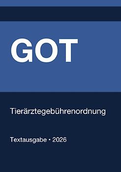 GOT - Tierärztegebührenordnung (Deutschland) 2026