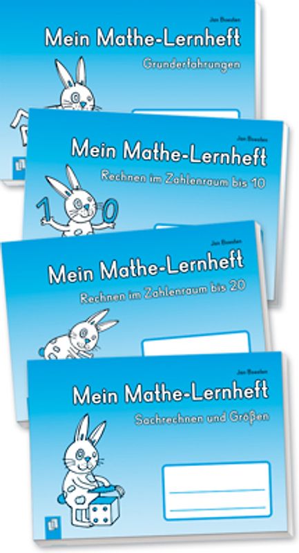 PAKET Mathe 1 (4 Mathe-Lernhefte)