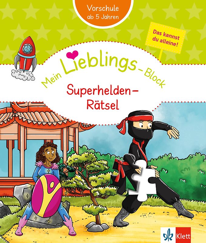 Klett Mein Lieblings-Block: Superhelden-Rätsel