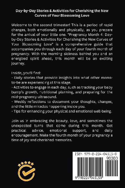 Pregnancy Month 4 - Day-by-Day Stories & Activities for Cherishing the New Curves of Your Blossoming Love