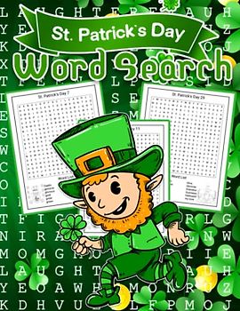 2023 st patricks day word search: Perfect st patricks day gifts for Adults And Kids, st patricks day kids book to enjoy celebration St. Patrick’s Day and All Things Irish, Learn about Leprechaun Day
