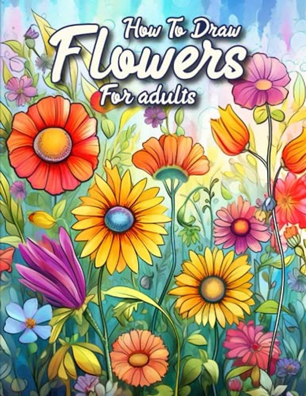 How to draw flowers for Adults: A Practical Guide to Drawing Flowers for Adult Art Enthusiasts