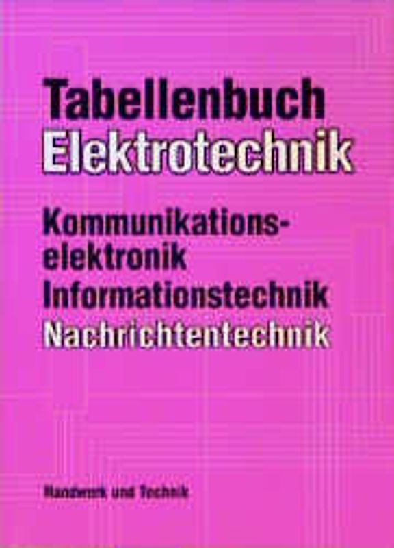 Tabellenbuch Kommunikationselektronik