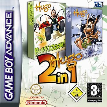 Hugo Bukkazoom + Teufl.Spiegel Nintendo Game Boy Advance