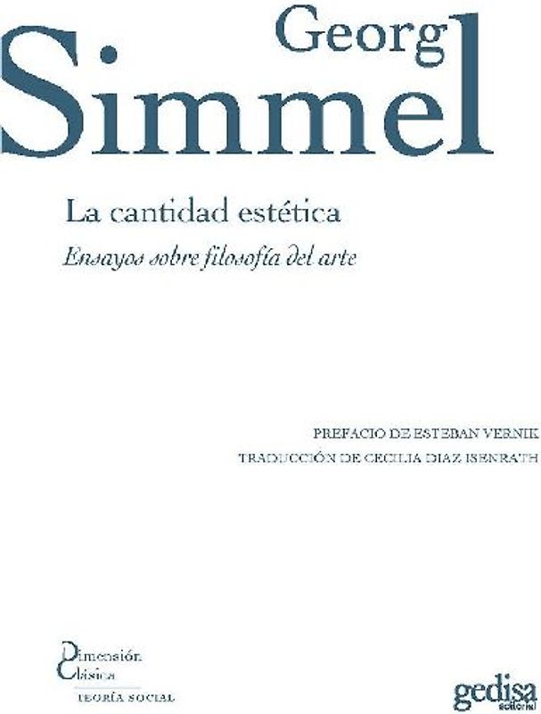 La cantidad estética : ensayos de filosofía del arte