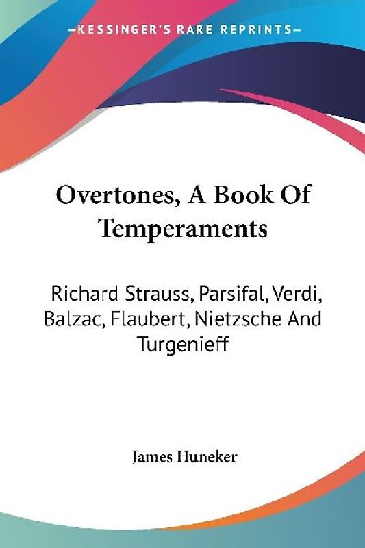 Overtones, A Book Of Temperaments