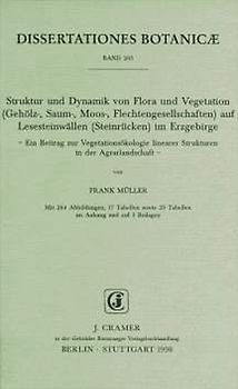 Struktur und Dynamik von Flora und Vegetation (Gehölz-, Saum-, Moos-, Flechtengesellschaften) auf Lesesteinwällen (Steinrücken) im Erzgebirge