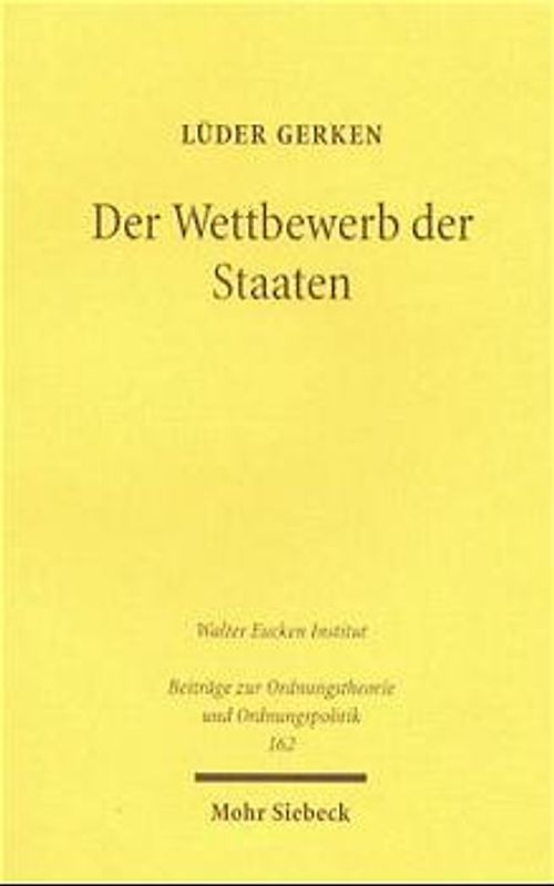 Der Wettbewerb der Staaten