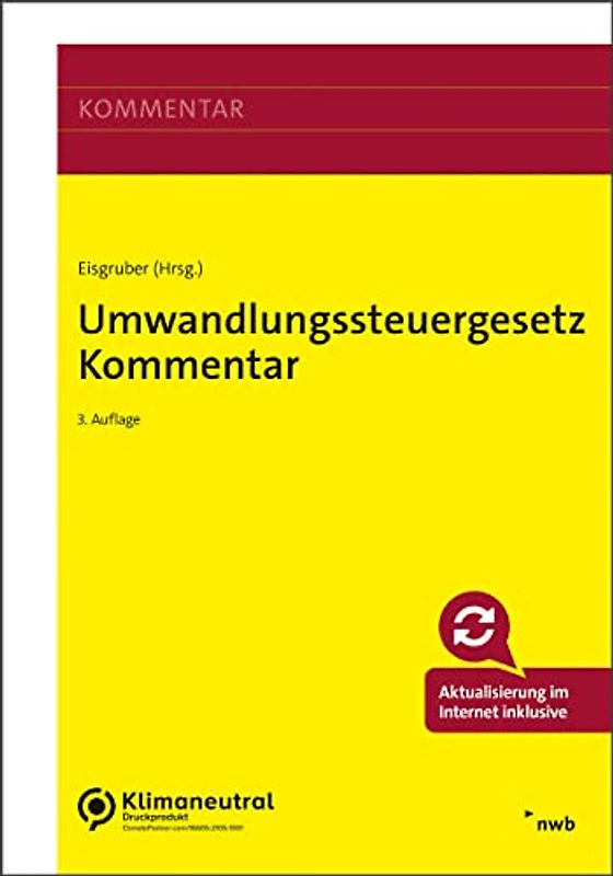 Umwandlungssteuergesetz Kommentar