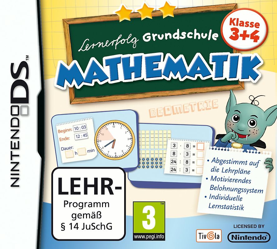 Lernerfolg Grundschule: Mathematik - Klasse 3 + 4 Nintendo DS