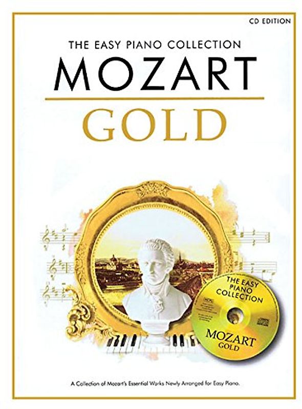 The Easy Piano Collection: Mozart Gold (CD Edition): Noten, CD für Klavier