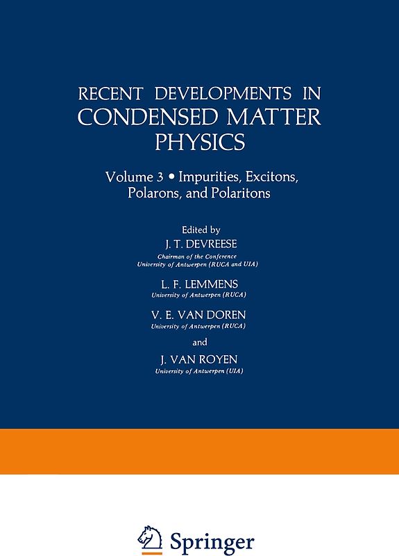 Recent Developments in Condensed Matter Physics