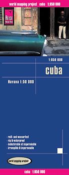 Reise Know-How Landkarte Cuba (1:850.000) mit Havanna (1:50.000)