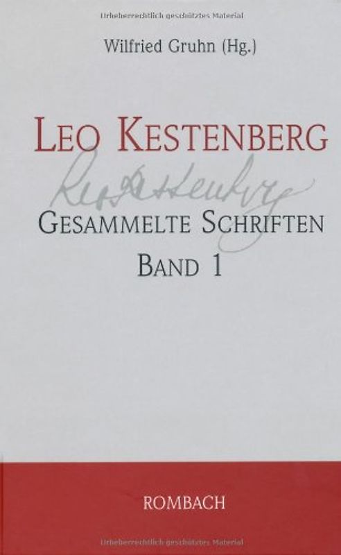 Leo Kestenberg: Gesammelte Schriften