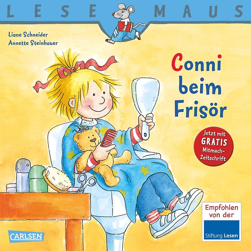 LESEMAUS 61: Conni beim Frisör