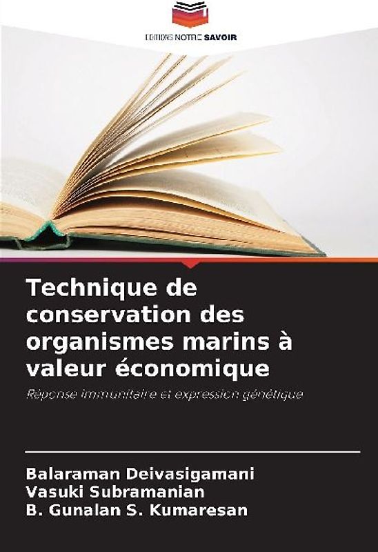 Technique de conservation des organismes marins à valeur économique