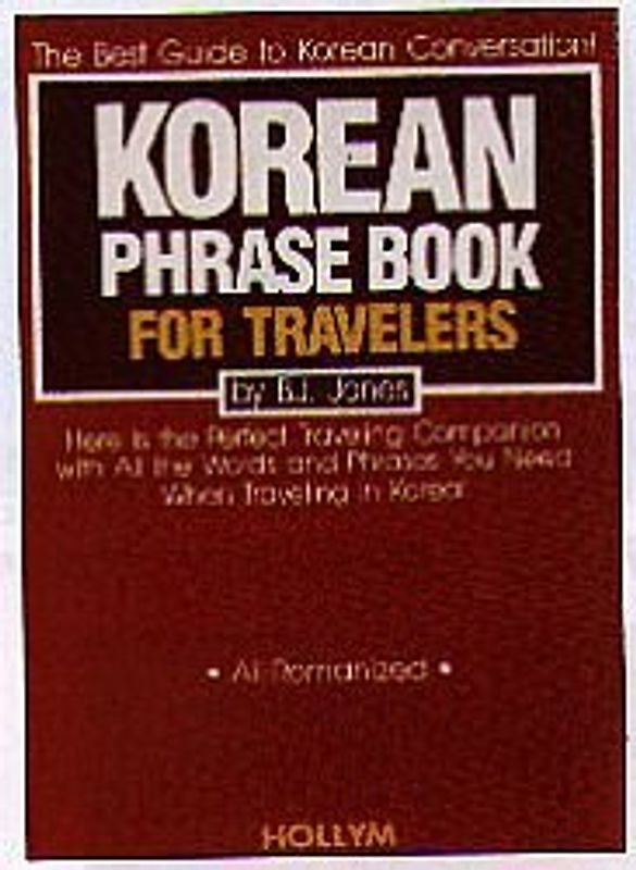 Korean Phrase Book for Travellers