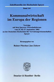 Kommunalwirtschaft im Europa der Regionen.