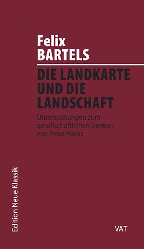 Die Landkarte und die Landschaft