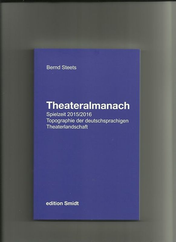 Theateralmanach Spielzeit 2016/2017