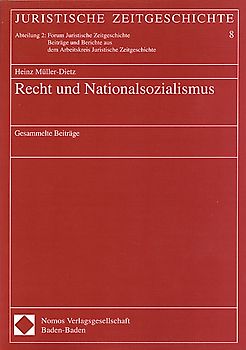 Recht und Nationalsozialismus