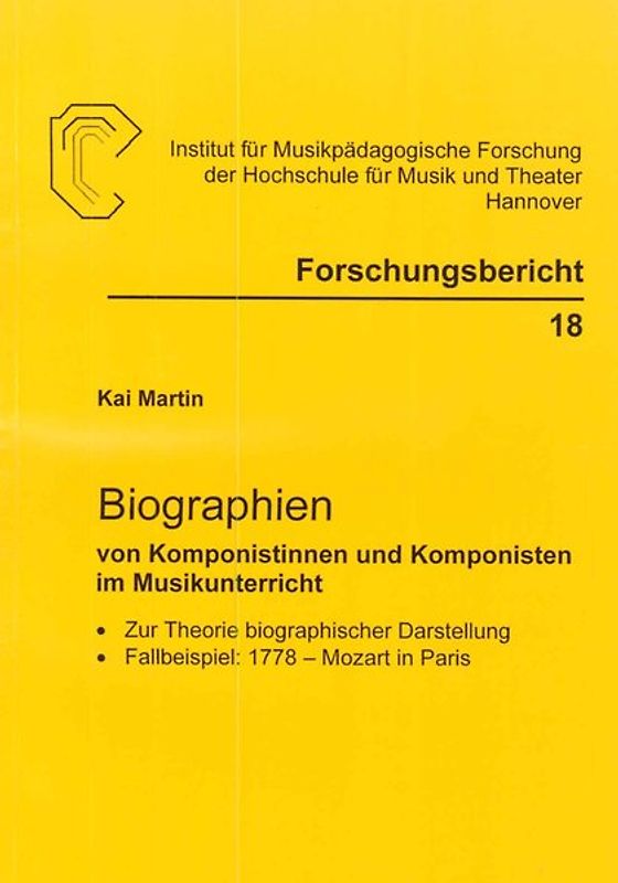 Biographien von Komponistinnen und Komponisten im Musikunterricht