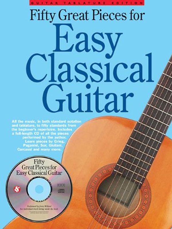 50 Great Pieces For Easy Classical Guitar: Songbook, CD für Gitarre