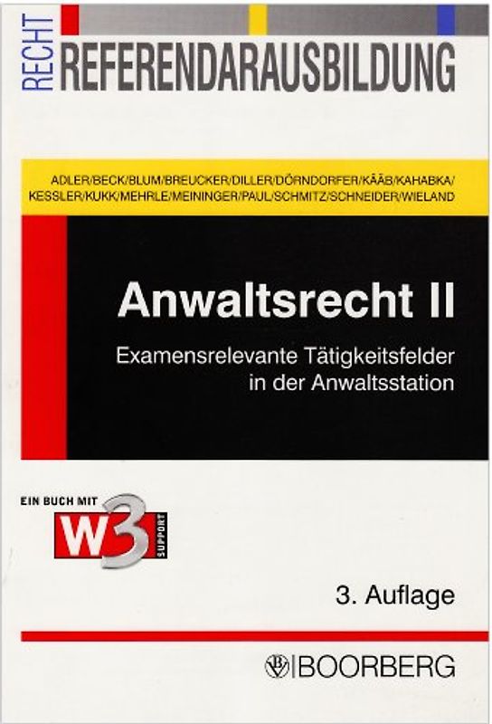 Anwaltsrecht II