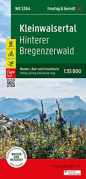 freytag & berndt Wanderkarte WK 5364 Kleinwalsertal, Hinterer Bregenzerwald 1:35.000