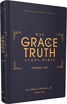 NIV, The Grace and Truth Study Bible, Personal Size, Hardcover, Red Letter, Comfort Print