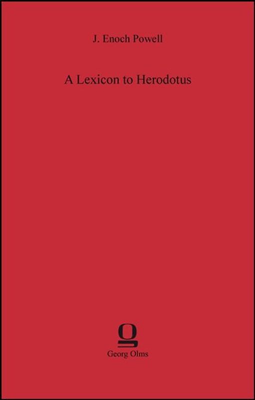 A Lexicon to Herodotus