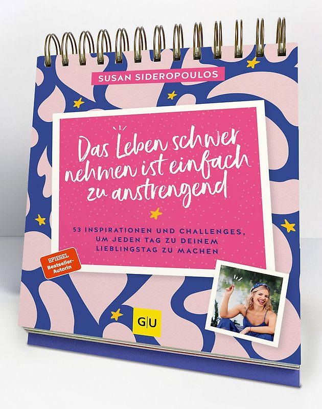 Das Leben schwer nehmen ist einfach zu anstrengend - Der Tischaufsteller zum SPIEGEL Bestseller