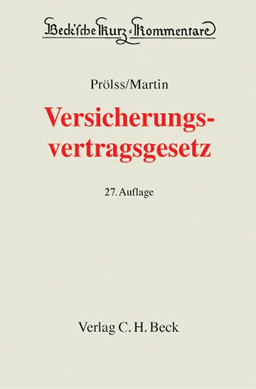 Versicherungsvertragsgesetz