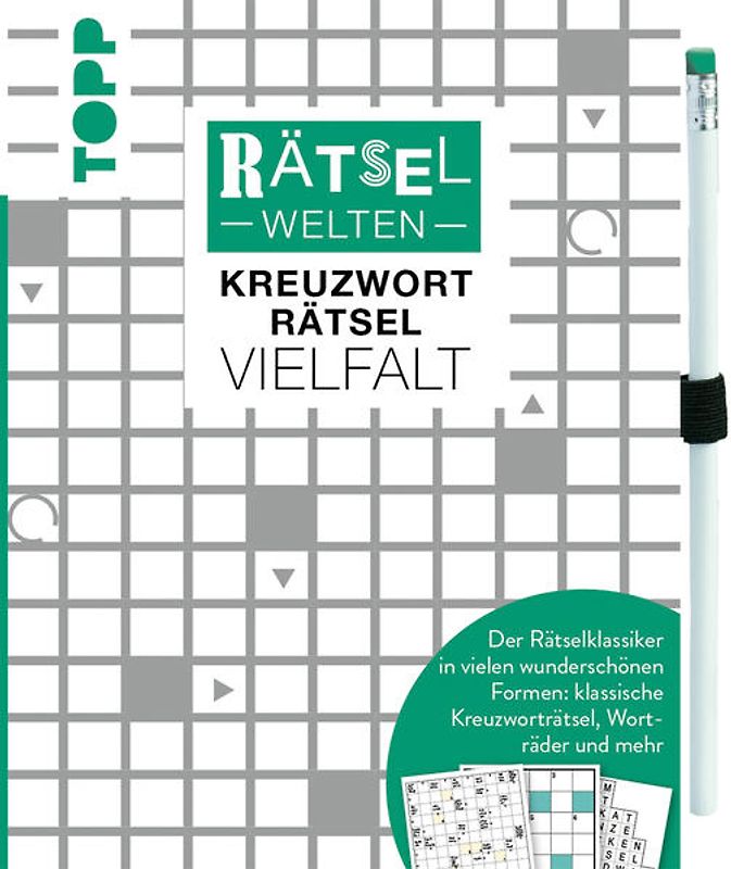 Rätselwelten – Kreuzworträtsel Vielfalt | Der Rätselklassiker in vielen wunderschönen Formen: klassische Kreuzworträtsel, Worträder und mehr