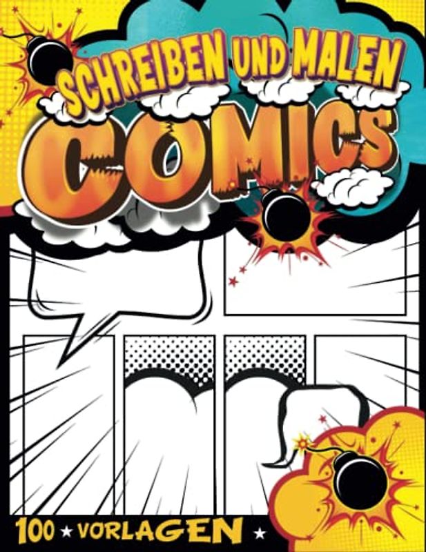Comic Kreatives Buch Workshop Für Kinder: Skizzenbuch Zum Zeichnen Von Anime Für Anfänger | Kinder-Comic-Bücher Für Jungen Ausfüllen | Geschenkideen Junge 10 Jahre