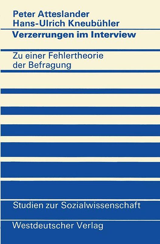 Verzerrungen im Interview