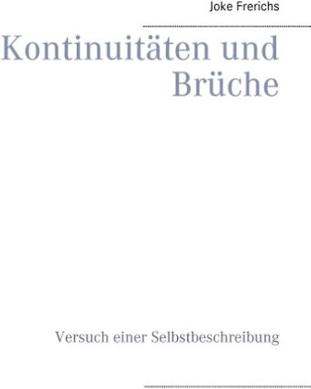 Kontinuitäten und Brüche