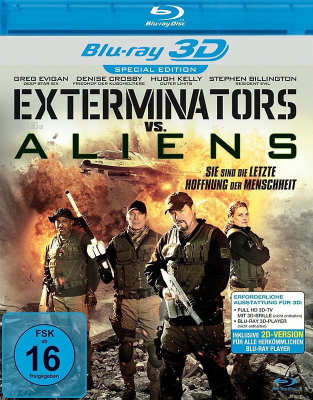 Exterminators vs. Aliens 3D 3D Blu-ray Disc