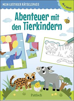 Mein lustiger Rätselspaß – Abenteuer mit den Tierkindern